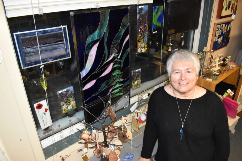 Locally-focussed shoppers gave Down to Earth Gallery its strongest November for sales in 15 years, said owner Rosalind Mercredi. Blair McBride/NNSL photo