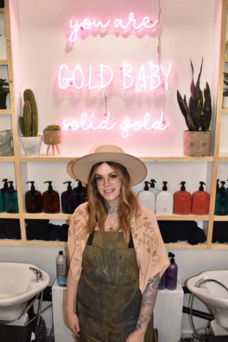 The rise in client numbers since Blunt Yk moved into its new location has brought about 25 per cent more business to the salon, said owner Olivia Patterson. Blair McBride/ºÚÁϳԹÏÍø photo