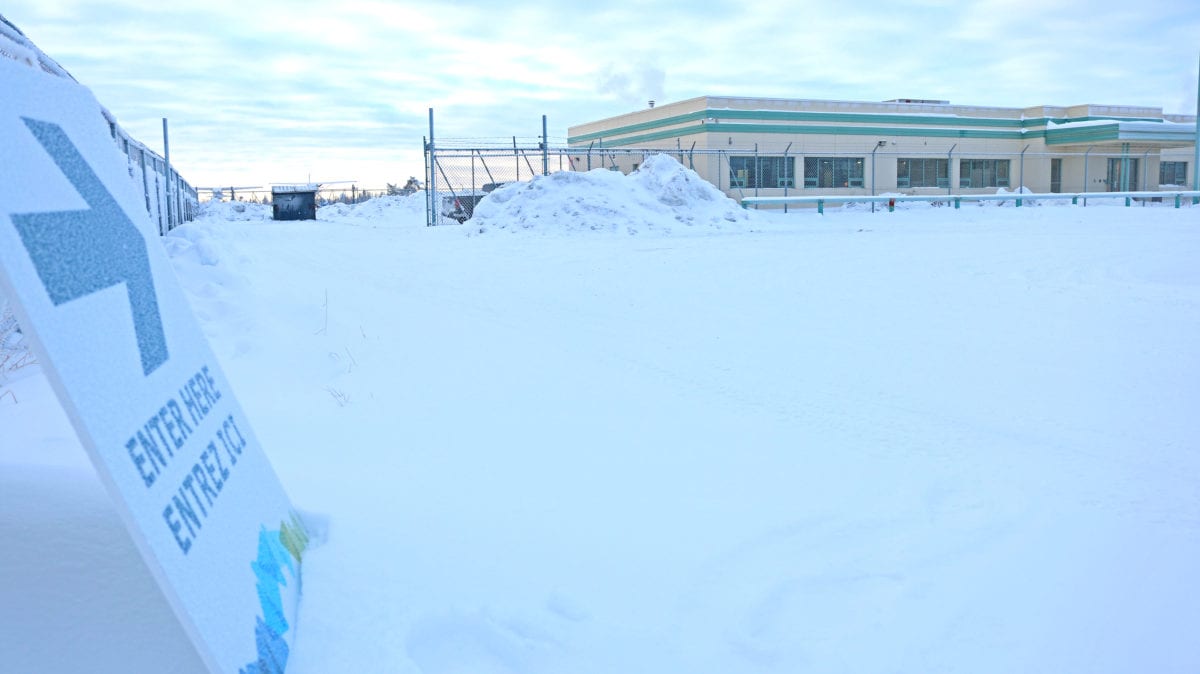 The Department of Health and Social Services said Jan. 7 it had moved its mobile Covid-19 testing station from the downtown to this building at 108 Archibald Cr. near the Yellowknife airport. Craig Gilbert/NNSL photo
