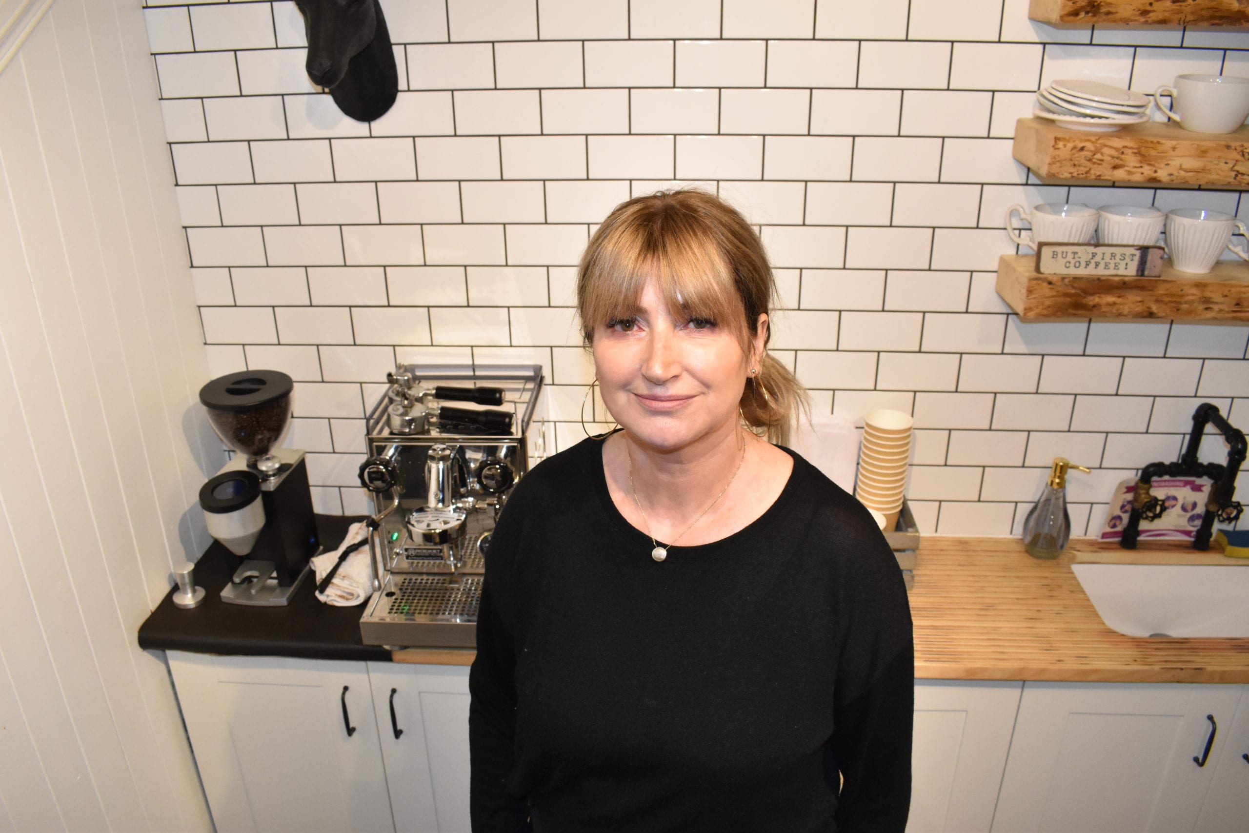 After Judy McNicol opened her in-store cafe Fika about eight or nine months ago, it has brought in more customers and is the realization of a decades-long aspiration to operate a coffee shop.  Blair McBride/NNSL photo