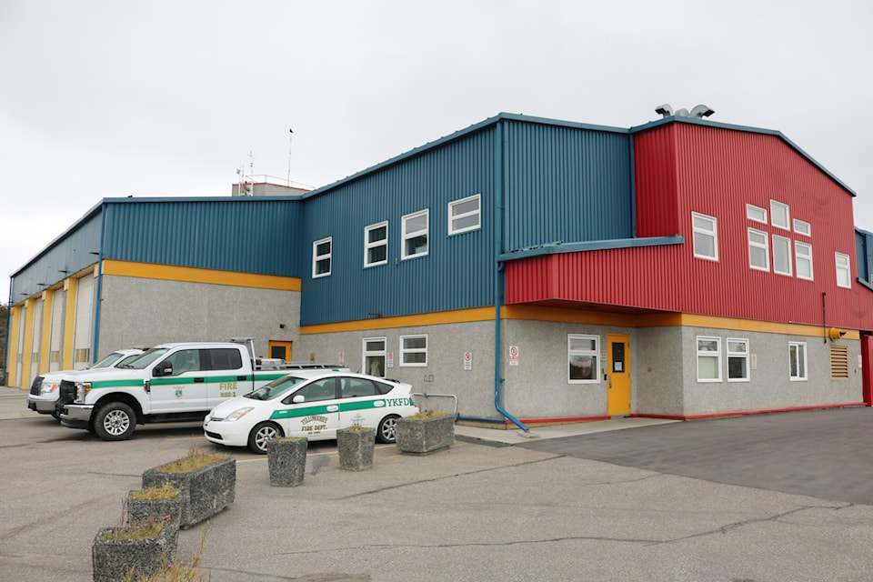 Yellowknife fire hall, Oct. 6, 2020
