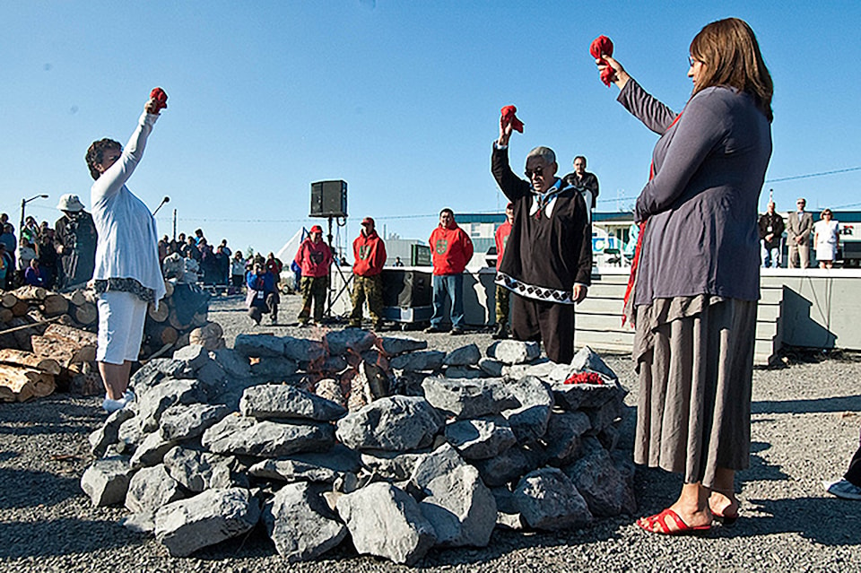 1103TownAdoptsTruthAndReconciliation_#_ Inuvik, N.W.T. June 28, 2011 Photograph by Michael Swan HIRES