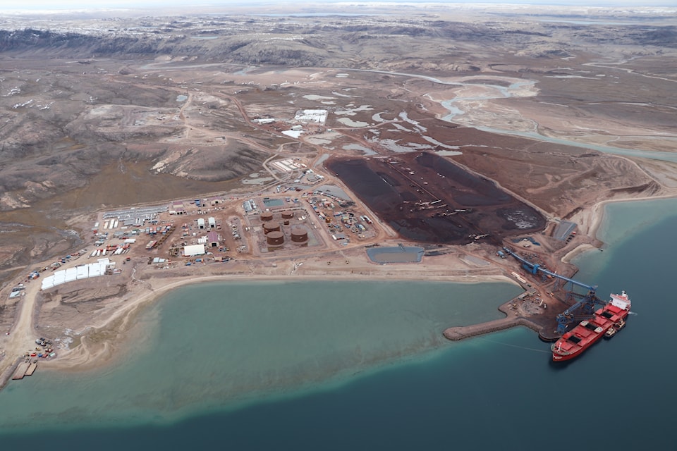 Baffinland's Mary River mine seen from the air. Photo courtesy o