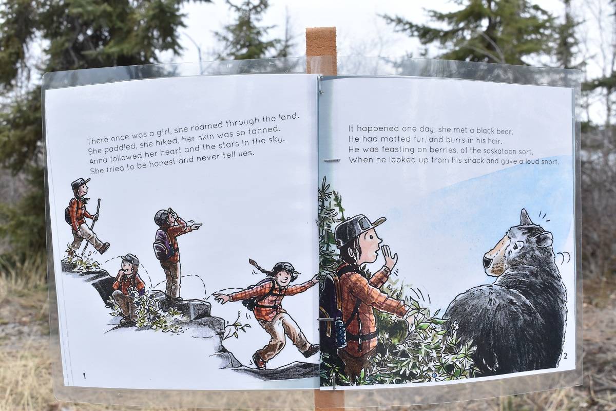 Anna and the Bear tells the story of a curious hiker named Anna who meets a friendly black bear out on the land. Blair McBride/ϳԹ photo