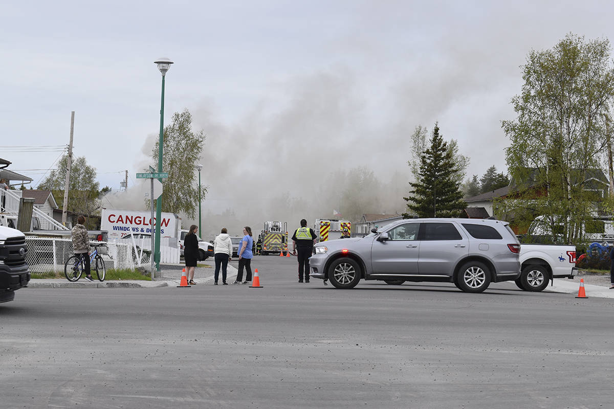 Neighbours by Dagenais Drive and Finlayson Drive reported hearing a loud bang and losing power around the time of the fire. Natalie Pressman/ºÚÁϳԹÏÍø photo
