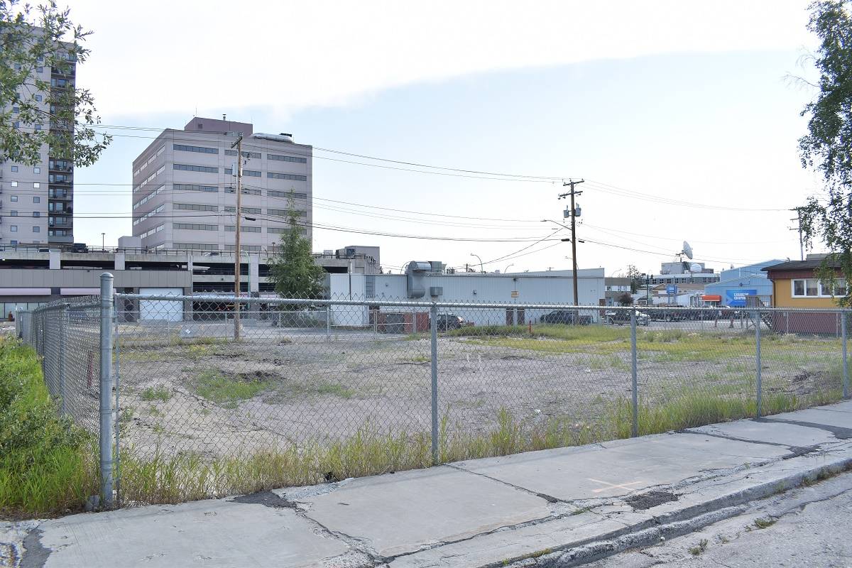 The empty lot on 51 Street is owned by the GNWT and its the proposed location of a new $6-million wellness and recovery centre, according to a government tender document. Blair McBride/NNSL photo