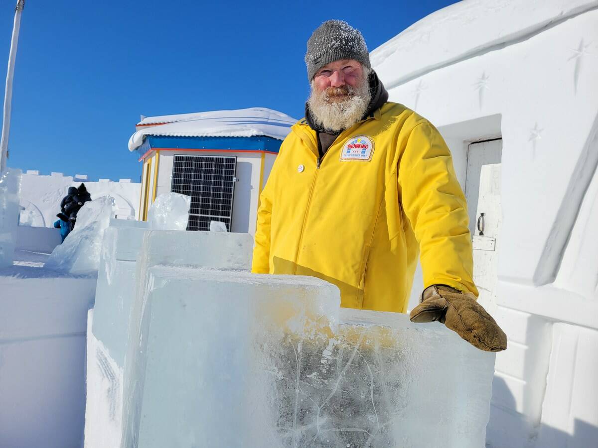 The Snowking, Anthony Foilot, says that despite being a small and cheesy grassroots organization, the festival is still big for him. Ethan Butterfield/NNSL photo