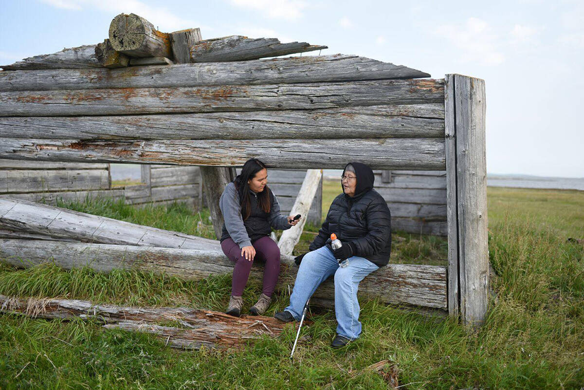 Cassidy Lennie-Ipana interviews Renie Arey in preparation of their first edition of Nipaturuq magazine, which ran several editions last year with the help of a series of grants. The author of a new research paper on Indigenous journalism in the North says media organizations need to capitalize on grassroots initiatives better. NNSL file photo