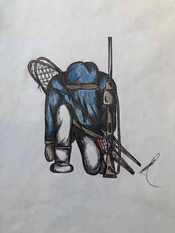 Respect, by Scott Kasook. Send your artwork in to the Inuvik Drum and we聮ll showcase it in this space in a future edition! Photo courtesy of Scott Kasook
