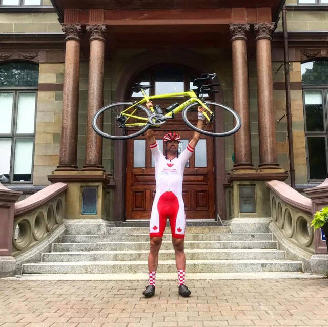 Passing on the frame SA国际影视传媒 Guinness World Record holder for fastest time from Vancouver to Halifax, Chris Bruckner has been coaching Bianca Hayes remotely for nearly a year. NNSL file photo