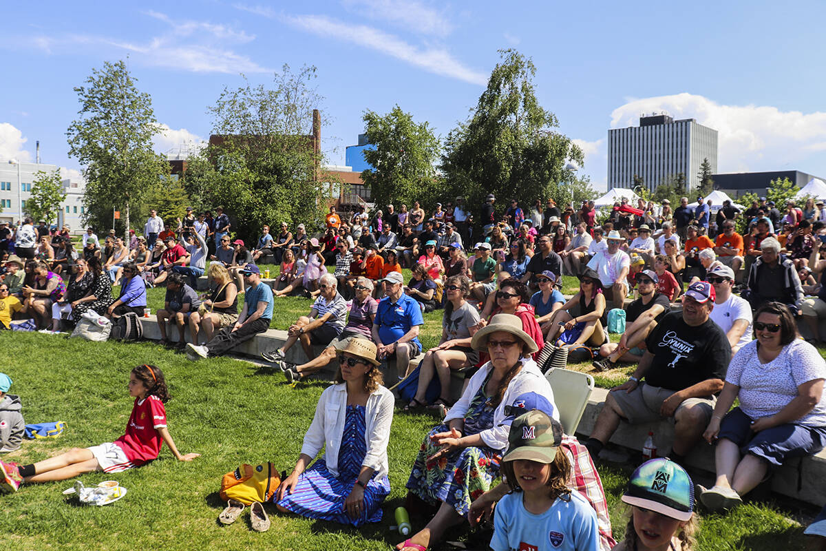 Hundreds turned out for the event on Tuesday, which was held under mostly sunny skies and warm weather. Ian Down/NNSL photo