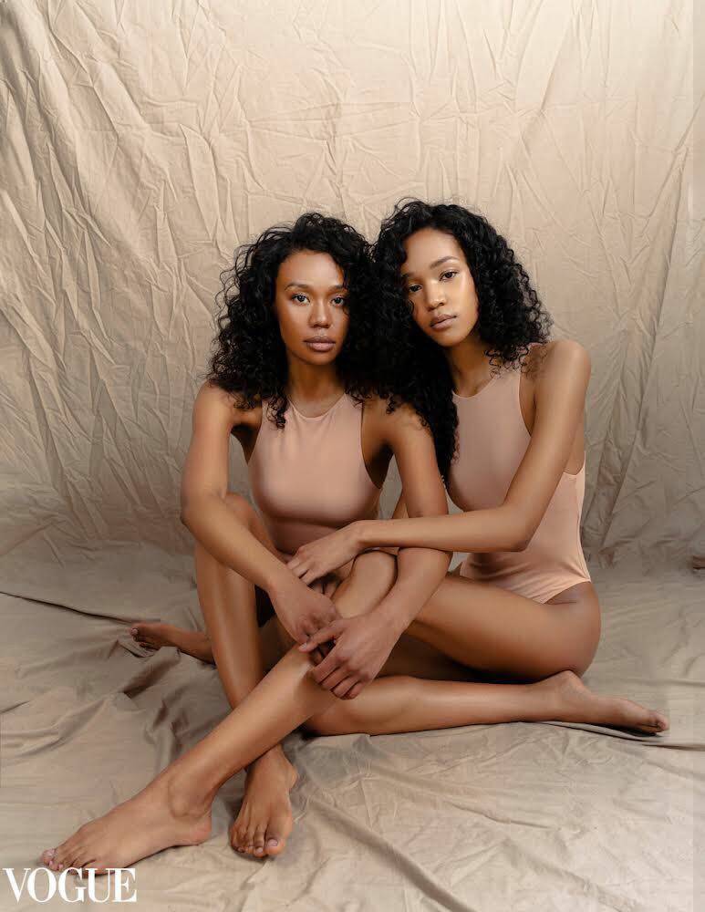 Linda and Evangeline Charlie featured in a photo from their Vogue magazine shoot. The sisters reside in Yellowknife. Photo courtesy of Katherine Kingston