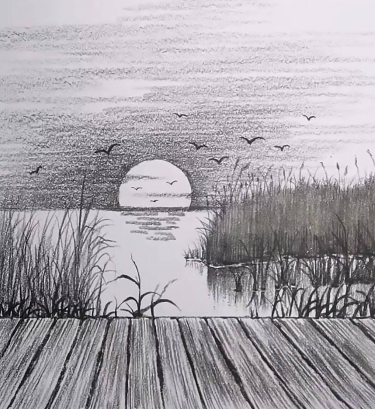 Sunset, by Angelina Joe. Send your artwork to the Inuvik Drum and we聮ll showcase it in this space in a future edition.