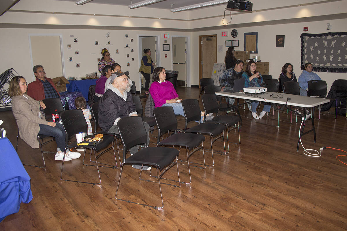 A watch party at Inuvik Community Corporation was organized by the Western Arctic Youth Collective. Eric Bowling/NNSL photo