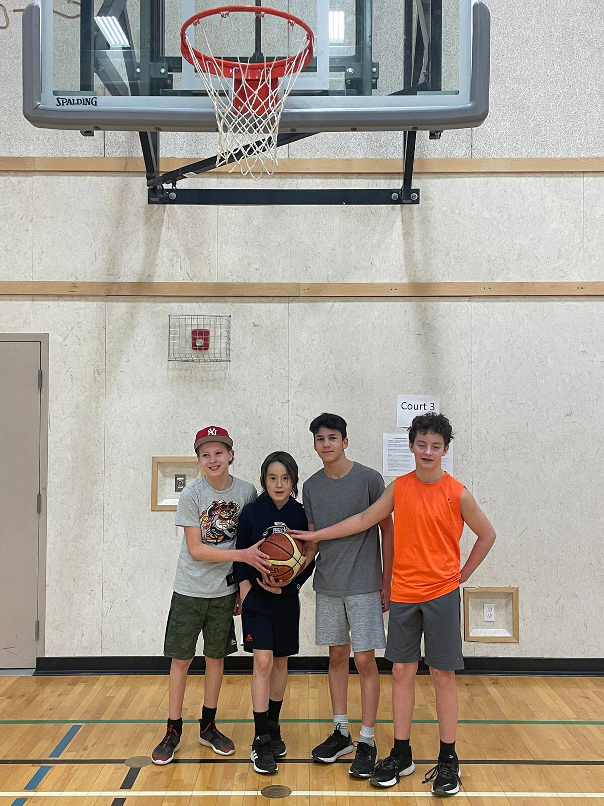 U13 division winners Lachlan Conway-Adams, William Gruben, Davie Rogers and River Keegan-Drennan. Photo courtesy of Stephanie Parkes