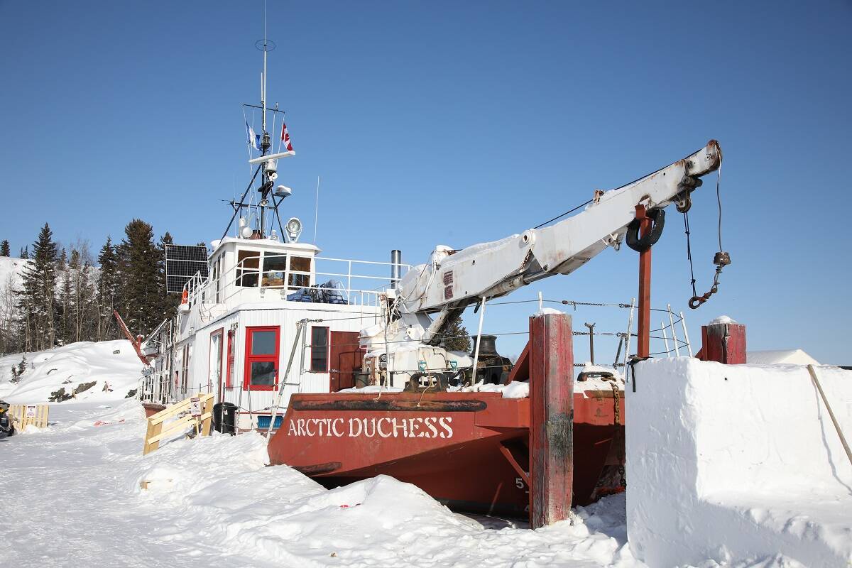 Jake Olson bought the Arctic Duchess in 2020. He says Yellowknife Bay is one of the most unique places in the city. Kaicheng Xin/NNSL photo