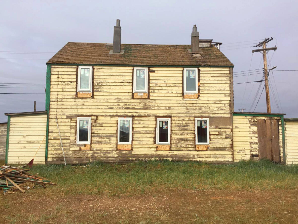 Father’s House had sat empty for 20 years. It was originally built in 1935 as part of the Catholic mission in the North. Photo courtesy of Society of Saint Vincent de Paul