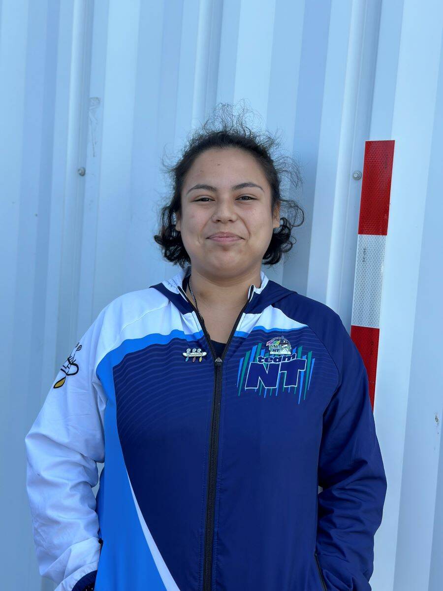 Sandy Young, one of the evacuees from Behchoko and a soccer player with Team NT, was only back home from Halifax for one night and then she had to pack up and evacuate due to a wildfire. Kaicheng Xin/NNSL photo