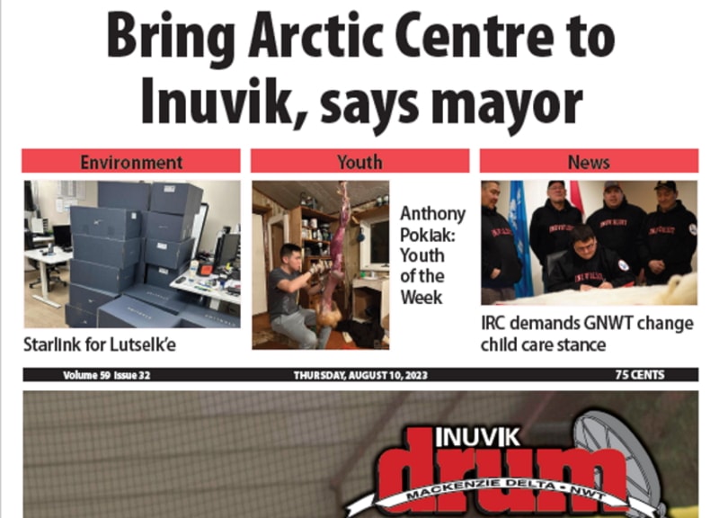 Inuvik Drum crop Aug. 10