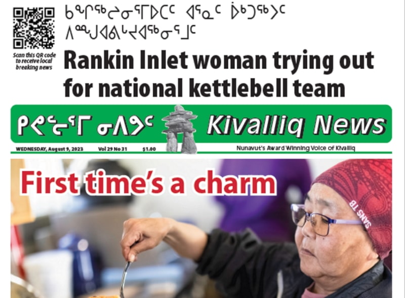 KIVALLIQ NEWS CROP AUG. 9