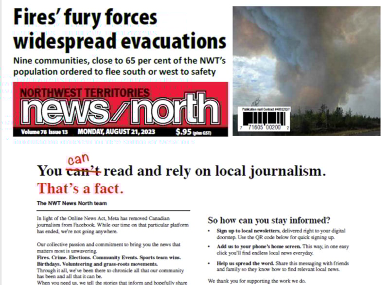 NWT News North Aug. 21 cropped front page