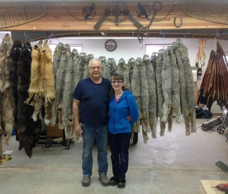 Richard and Barb Mercredi of Fort Smith enjoy preserving cultural traditions through fur trapping. Photo courtesy of Richard and Barb Mercredi