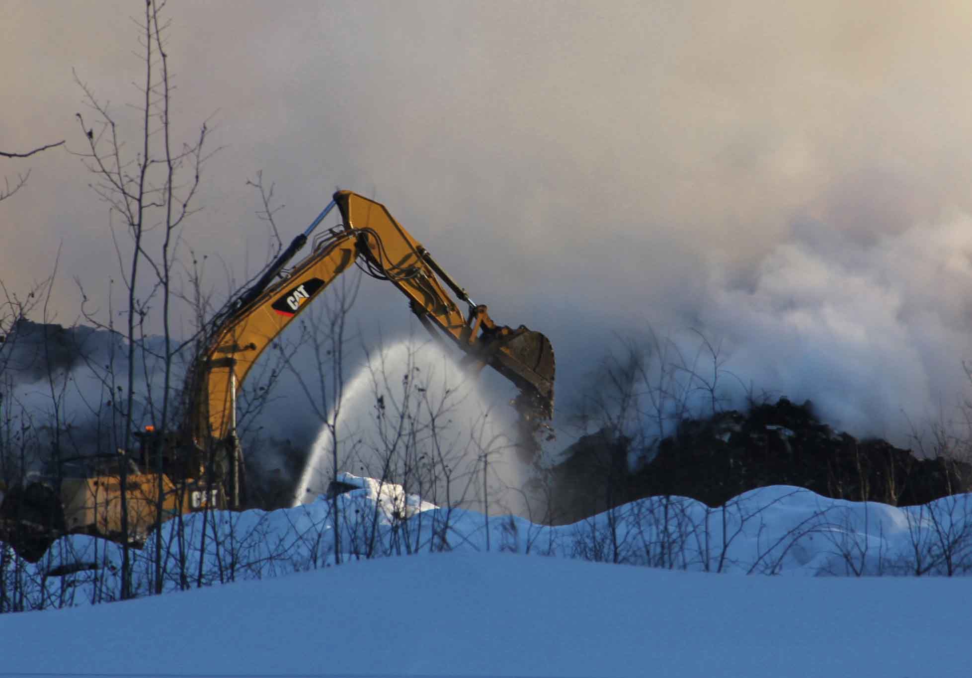 The Town of Hay River is applying to the GNWT for help to pay for fighting the recent landfill fire under its Disaster Assistance Policy. NNSL file photo