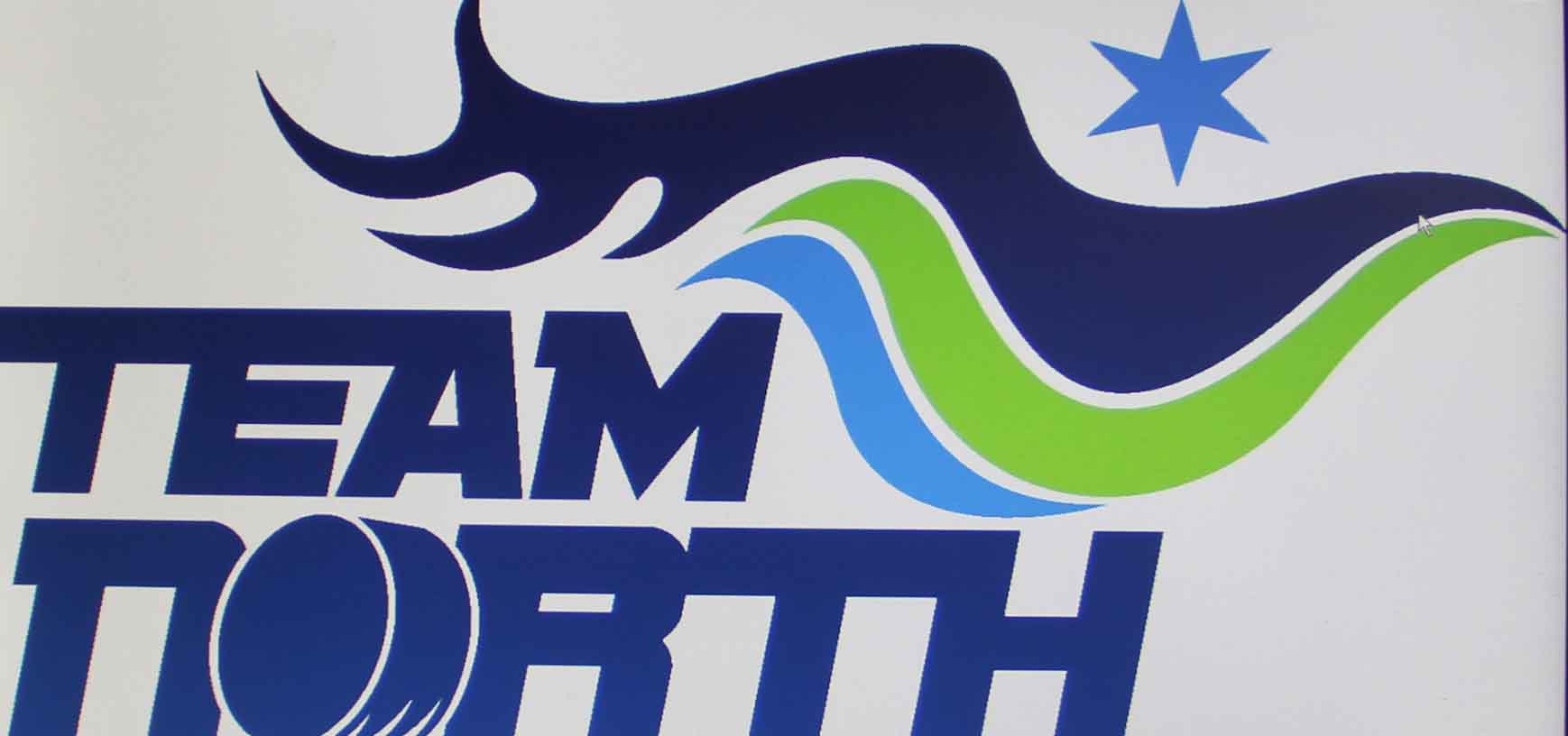 This is the logo for Team North, which is actually two teams - male and female - that will represent the NWT, Yukon and Nunavut at the upcoming National Aboriginal Hockey Championships. Image courtesy of Aboriginal Sports Circle NWT