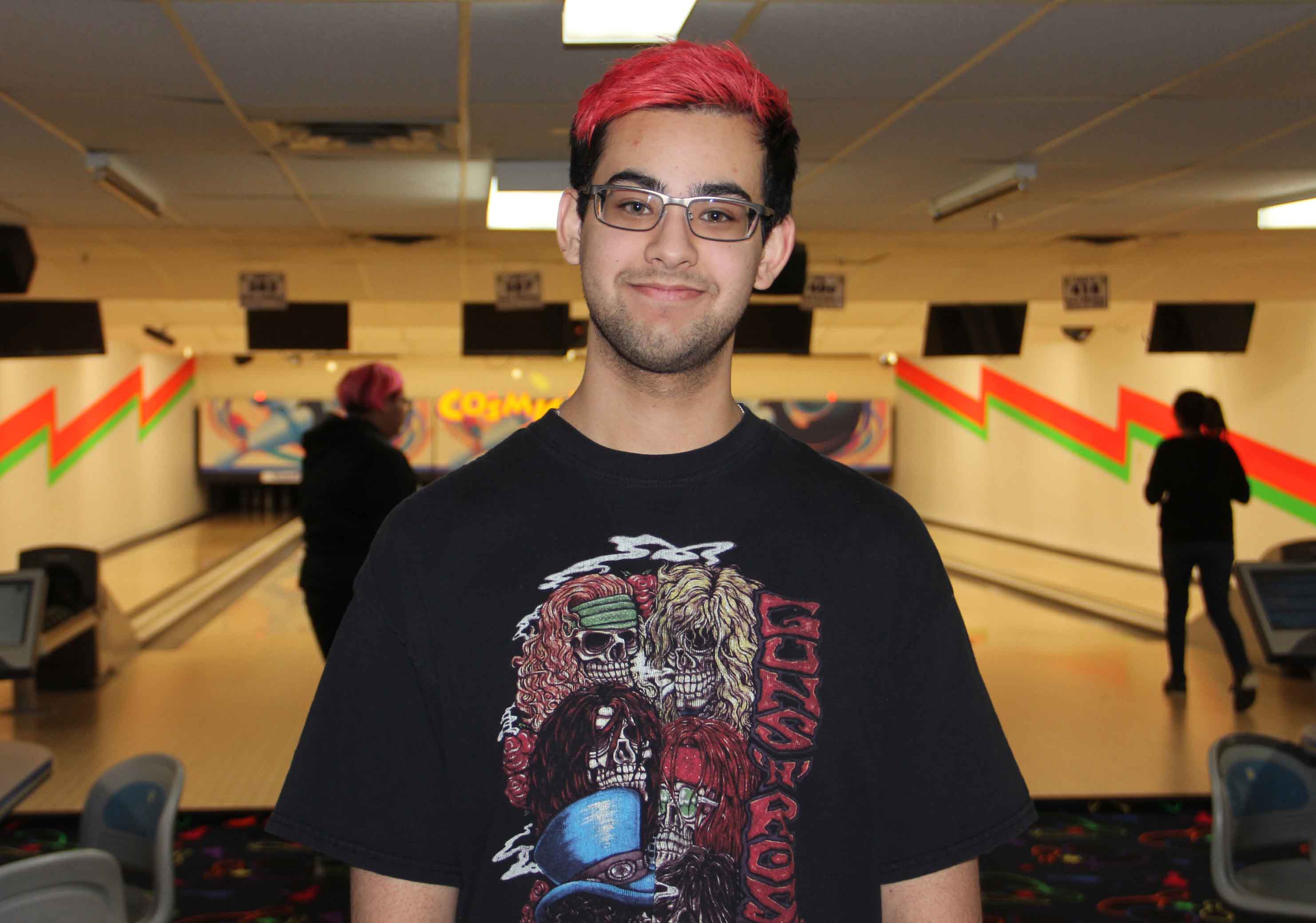 Devyn Bartlett has bowled the best game ever at Lizard's Lanes. On Feb. 22, he bowled 425, which topped the previous record of 409. A perfect game in five-pin bowling is 450. Paul Bickford/NNSL photo