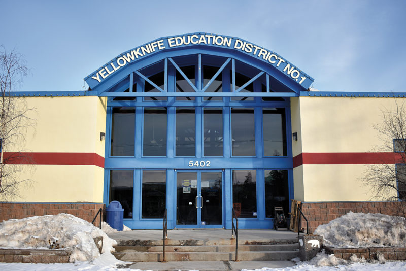 Yellowknife Education District No. 1 has spent only about one-fifth of the almost $2.4 million it received for Covid-19-related expenses last fall. NNSL photo
