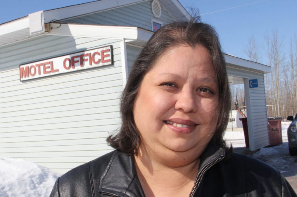 Lisa Thurber in happier times,after opening Lisa;'s Place in 2014. NNSL file photo