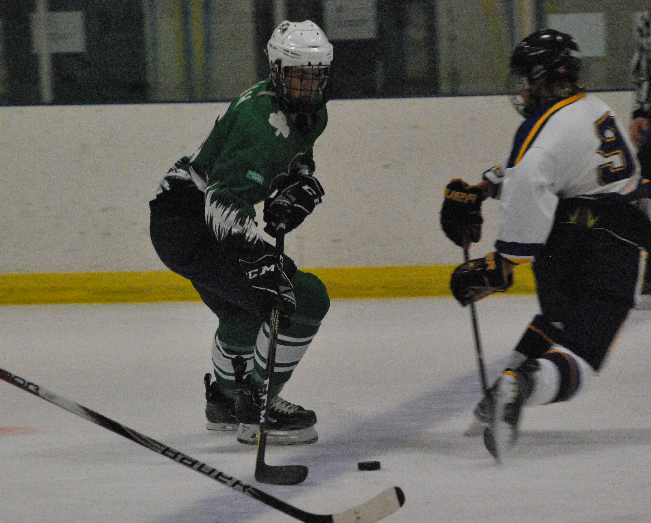 Austin Daniels, seen playing with St. Pat's during the 2018 Wade Hamer Challenge Cup, is playing with the Kimberley Dynamiters of the Kootenay International Junior Hockey League in B.C., where he's playing with his older brother, Brady Daniels. 窪蹋勛圖厙 file photo