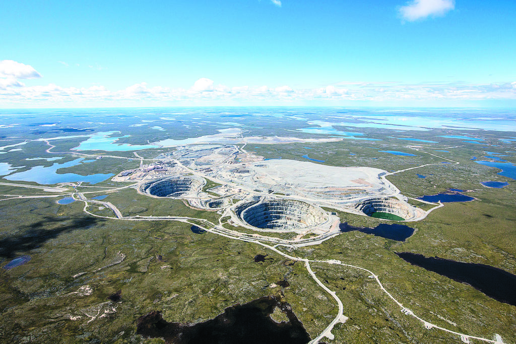 A vaccination clinic for workers opened at the Ekati mine on March 16, said Arctic Canadian Diamond Company spokesperson Michelle McCullagh. Arctic Canadian Diamond Company photo