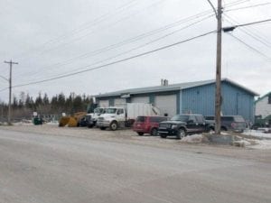 The current public works shop in Behchoko has four bays. The community has been approved for funding under the Small Communities Fund to expand the shop. Photo courtesy of Larry Baran