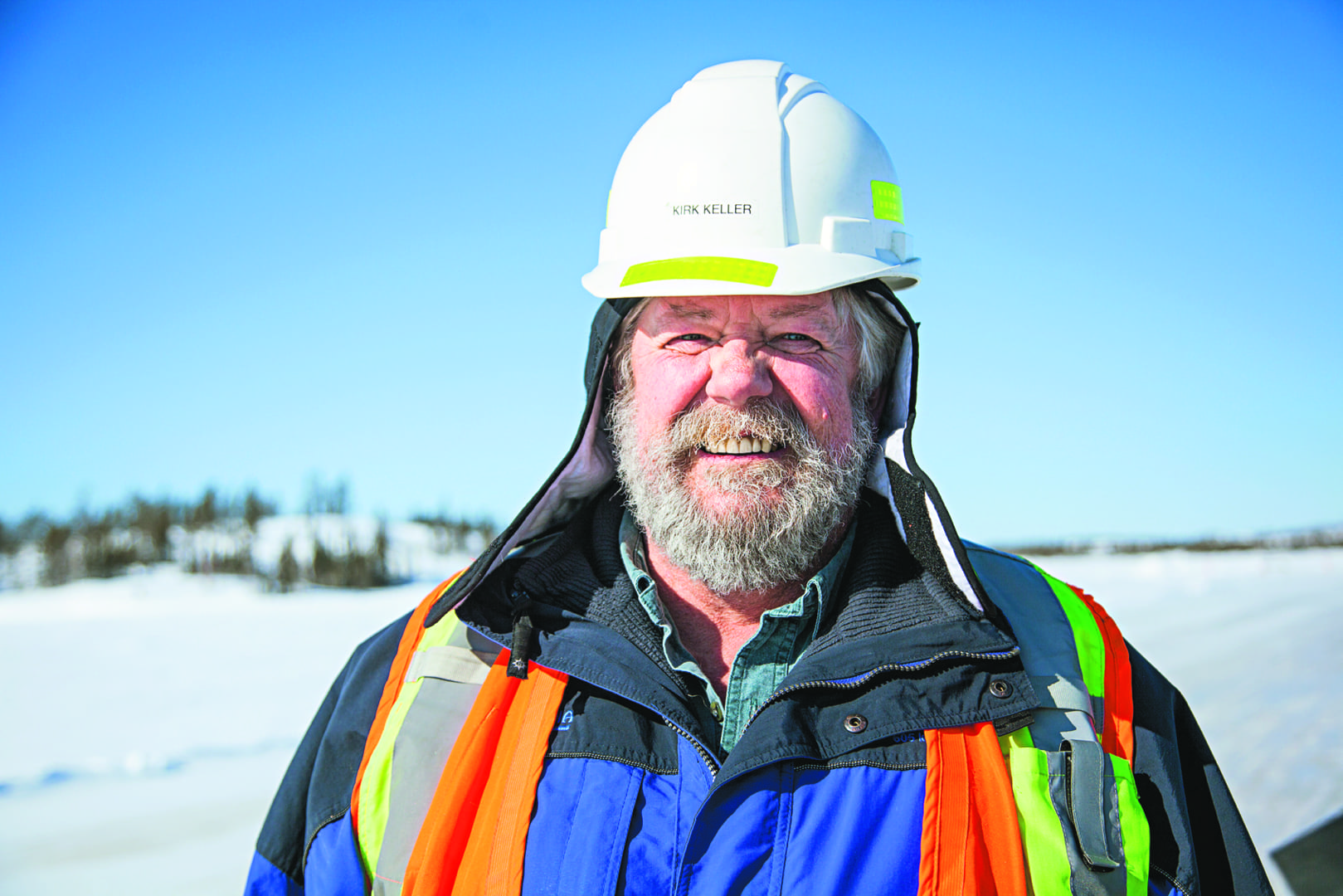 Kirk Keller, superintendent of the  Tibbitt to Contwoyto winter road for the past 19 years, will be retiring after this season to move to Mexico "where the weather is a little nicer." Photo courtesy of Bill Braden Photo for TCWR