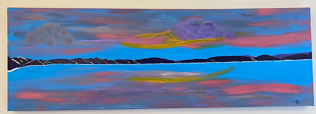 Arctic Sky on Husky Lakes by Crystal Lennie. Send your artwork to the Inuvik Drum and we聮ll showcase it in this space in a future edition. Photo courtesy of Crystal Lennie