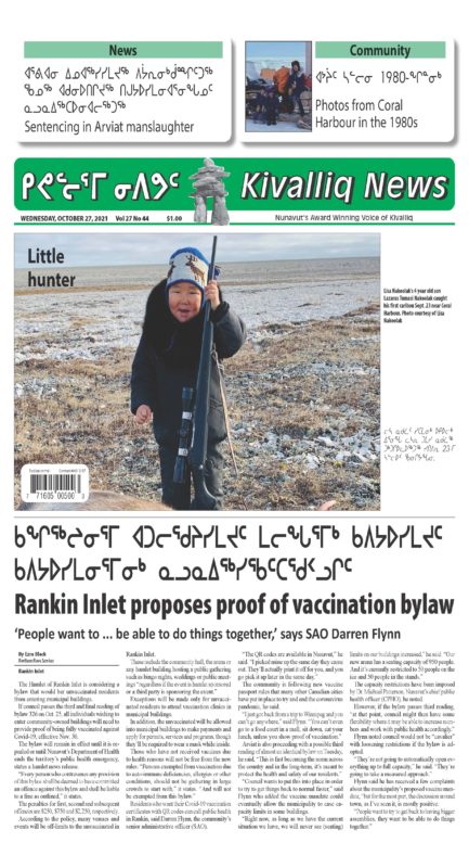 Kivalliq News Oct 27