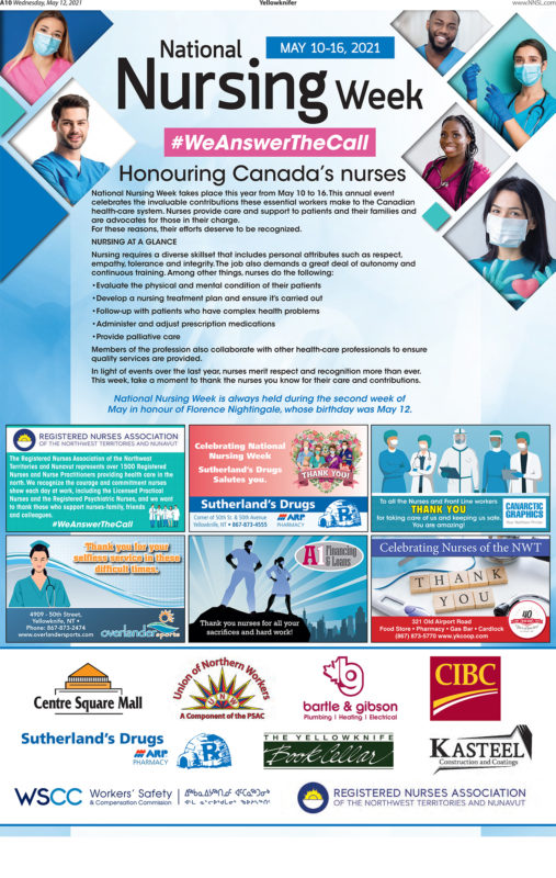 Yellowknife businesses and workers honour ºÚÁϳԹÏÍø nurses