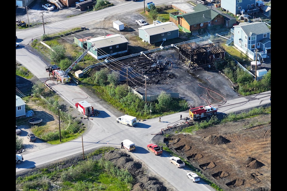 Two homes were destroyed by a massive June 28 structure fire  in Inuvik.