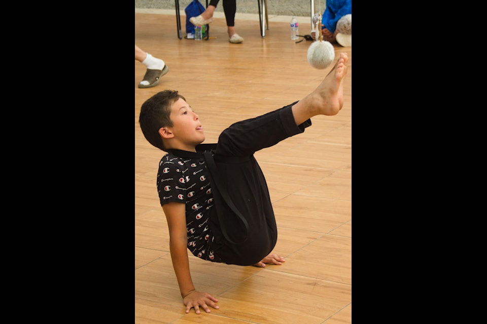 Our Youth of the Week is Emerson Stefure, seen here demonstrating his skills at the swing kick during the Northern Games summit over the summer. Emerson is an active athlete in the Beaufort Delta and always comes out to compete as part of his heritage.