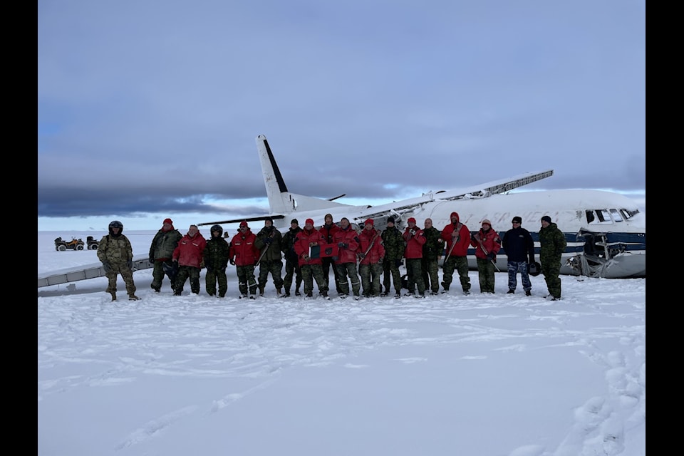 This year's Operation Nanook-Nunakput took place in both Resolute and Cambridge Bay in Nunavut. One of the sites visited included a plane crash for a search and rescue exercise.