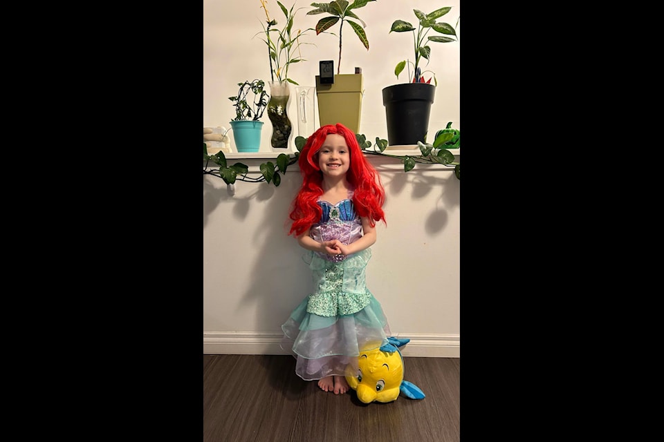 Sydney Krug is Ariel, the Little Mermaid.
