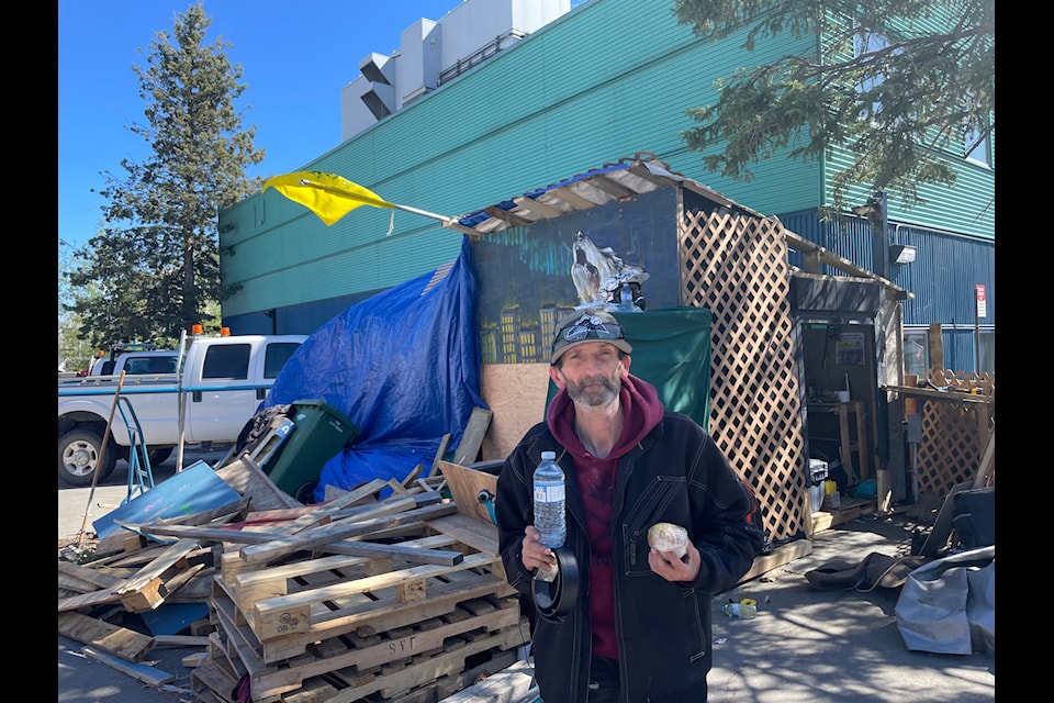 "They should hear straight from the people on the street and who are here," said Robert Petrie, a resident at the downtown Yellowknife homeless encampment. "You can see what's going on, not just hear about it." 
