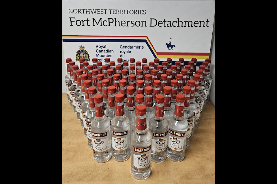 The hospitalization rate caused entirely by alcohol in the NWT is more than five times higher than the rest of the country, according to the Canadian Mental Health Association. Photo courtesy of the RCMP