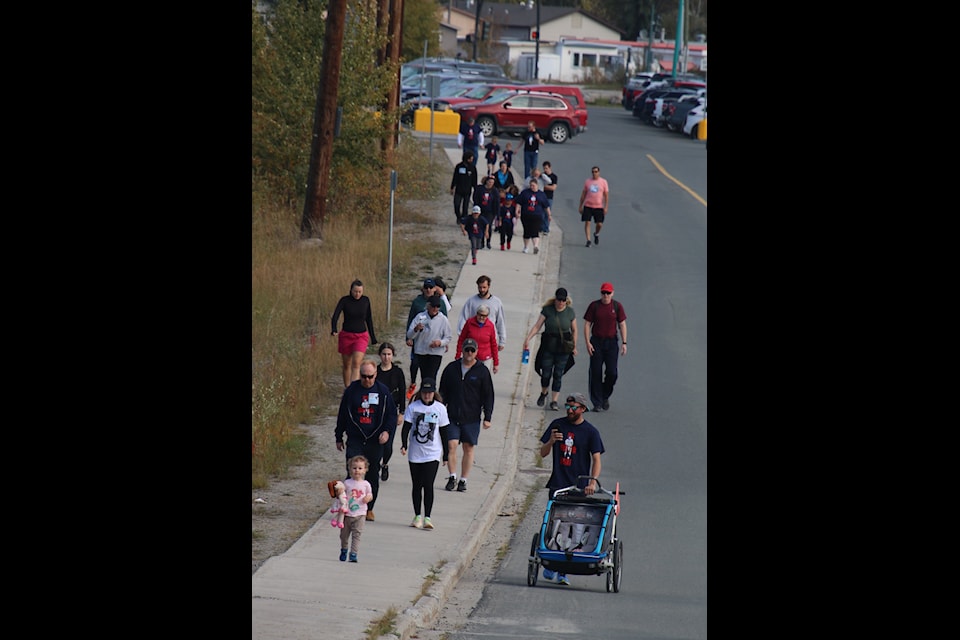 The Terry Fox Run was held in Yellowknife on Sunday — participants walked, ran or cycled to raise money for cancer research. Jill Westerman/ϳԹ photo