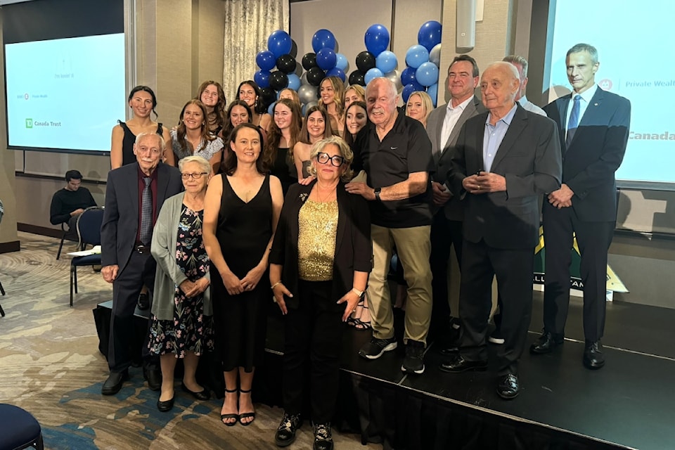 Inductees honoured at the Delta Sports Hall of Fame's 2024 Banquet of Champions, held on Saturday, Oct. 26 at the Coast Tsawwassen Inn.