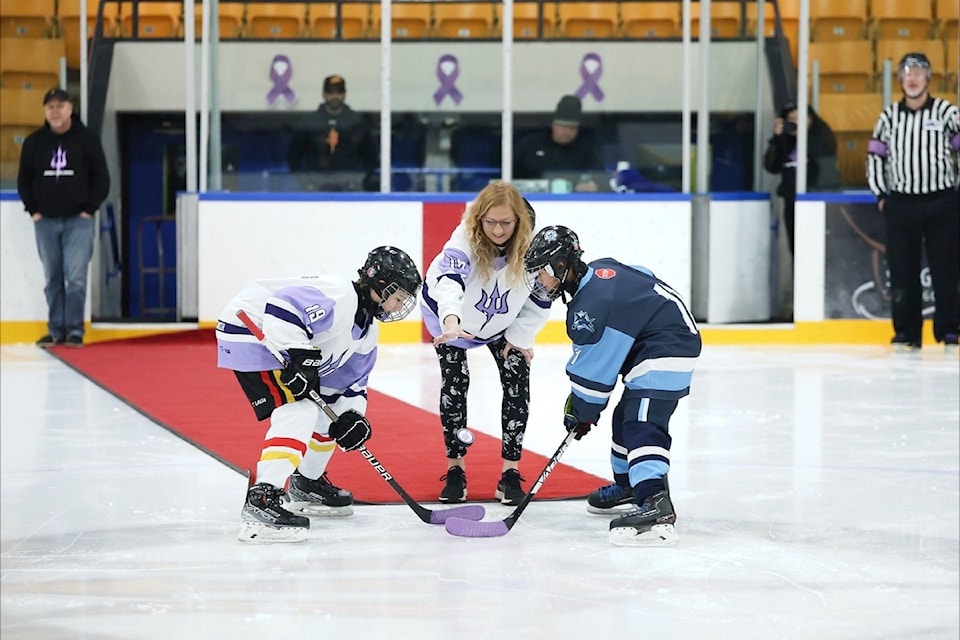 The North Delta Minor Hockey Association is hosting its second annual NDMHA Fights Cancer Night at Sungod Arena Feb. 8, with the puck dropping for the first of three games at 3:45 p.m.
