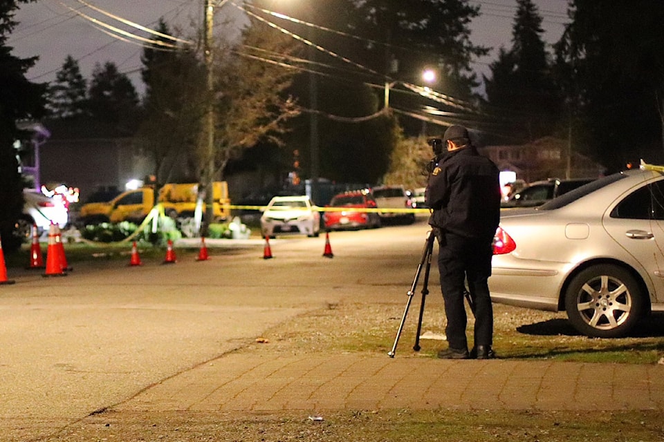 Police are investigating after a 'knife dispute' in North Delta injured two people: a woman who was hospitalized with stab wounds, and a man who is in police custody.