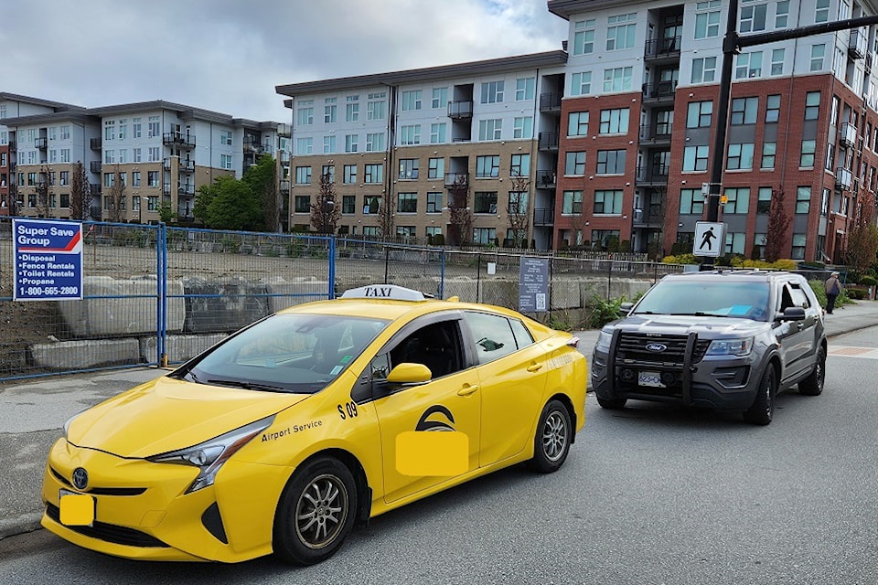 A 33-year-old Delta man had his driver's licence suspended and his taxi impounded after police allege he was found impaired behind the wheel of the cab at 8:11 a.m. on Tuesday, April 29.