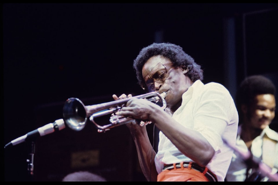 Miles Davis performs during his "electric period" in the early 1970s. "All-star" tribute act Electric Miles will be bringing the revolutionary sounds of Davis' 1970s output to Ladner's Lighthouse Church on Saturday, May 17.